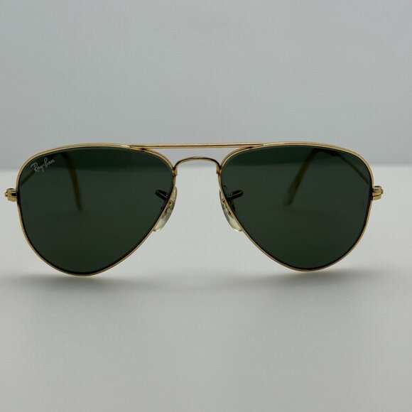 Bausch & Lomb B&L Ray Ban Sunglasses Aviator Small Vintage 52-14 main image 6